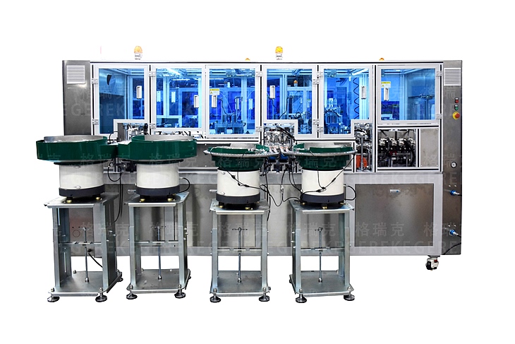 格瑞克機(jī)械 全自動(dòng)組裝醫(yī)療化妝品鋁蓋插管一體化機(jī)械設(shè)備